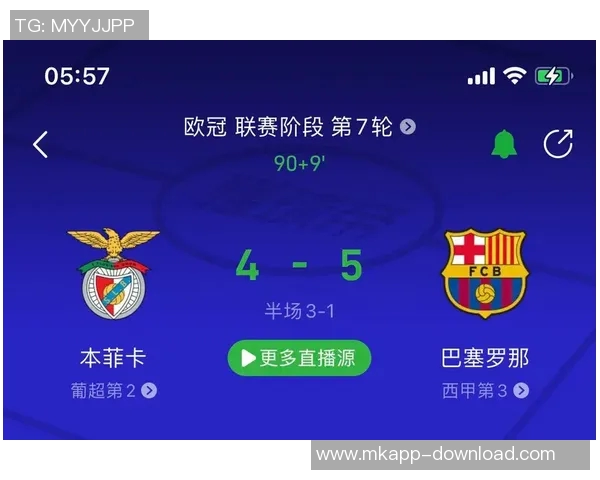 本菲卡逆袭巴萨6-2绝杀瞬间全场沸腾战术解析与精彩回顾